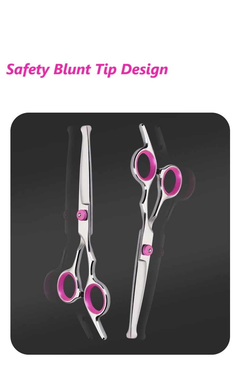 XTSWFC Pubic hair scissors for women, Round-Tip Scissors & Bikini Trimmer Safety Groomer For Sensitive Areas, Stainless Steel trimming scissors for pubic hair, Ergonomic Grip