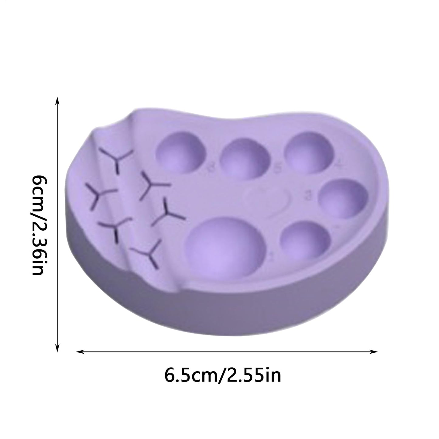 Lash Lift Tool – Silicone 6.5x6x1.5cm | Brow Lamination Palette | Mixing Stick Professional Beauty Tool for Lash Lifting Brow Styling Adhesive Application Makeup Mixing Salon and Home Use