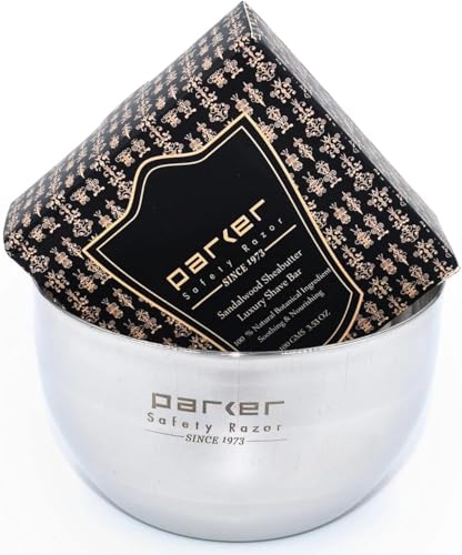 Parker Stainless Steel Shaving Bowl for Lathering Shave Soap