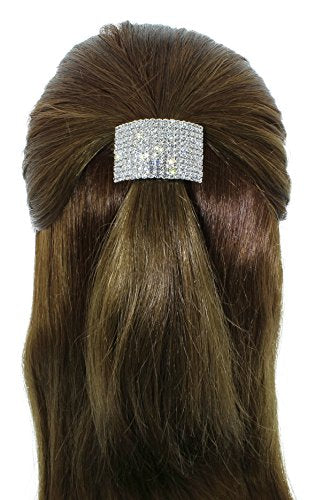 Rhinestone Ponytail Holder - Sparkling Crystal Elastic Hair Tie