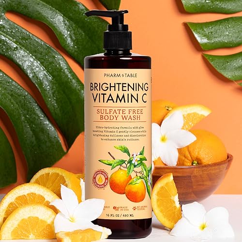 PHARM TO TABLE Brightening Vitamin C Body Wash - Orange