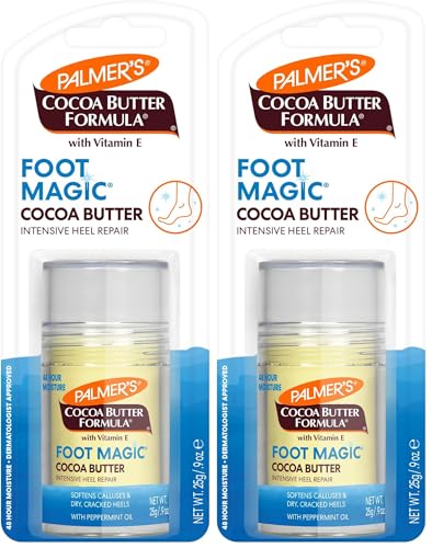 Palmer's Cocoa Butter Heel Repair Stick 0.9 oz (Pack of 2) - Moisturizing Foot Balm for Cracked Heels