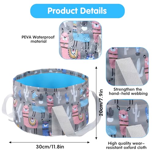 Foldable Foot Spa Bucket - Portable Pedicure Basin for Travel & Home Use