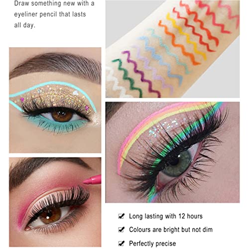Retractable Purple Eyeliner Pencil - Creamy, Smudge-Proof & Long-Lasting