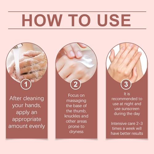 Retinol Hand Cream Anti-Aging 50g with Collagen - Daily Moisturizer & Cuticle Care (1 Fl Oz)