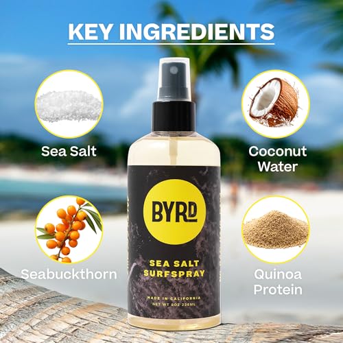 BYRD Sea Salt Surfspray - Volumizing Hair Texture Spray, 8 fl oz