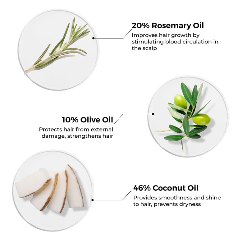 Rosemary Oil Shots for Hair Growth & Thickness - Natural Hair Care Serum