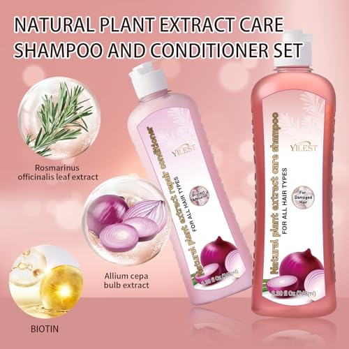 Onion Biotin Rosemary Shampoo for Healthy Hair Growth & Shine