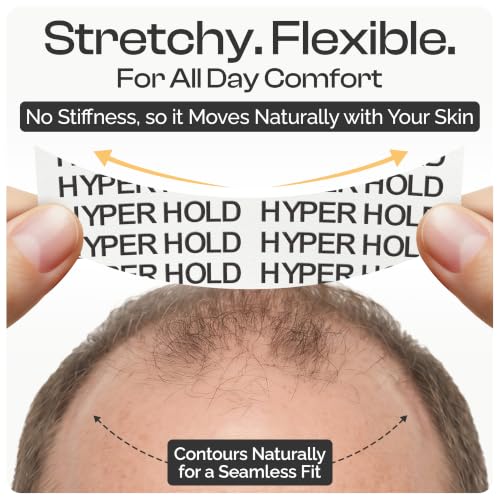Sunshine Tape Hyper Hold Hairpiece Wig Tape - CC Curve 72 pcs, Strong & Hypoallergenic