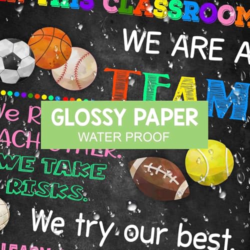 Motivational Sports Posters for Kids - 11x17 Classroom Decor