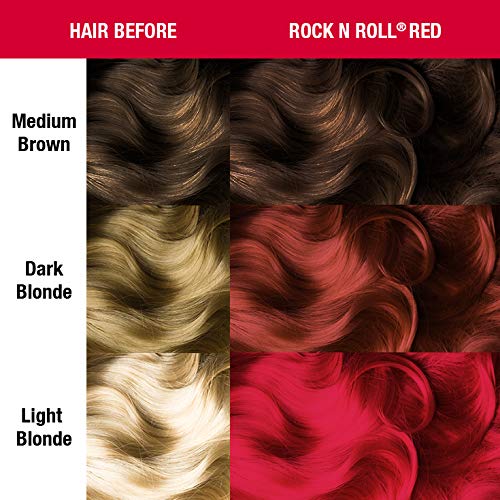 Manic Panic Rock N Roll Red Semi-Permanent Hair Color - 4oz Vegan Dye