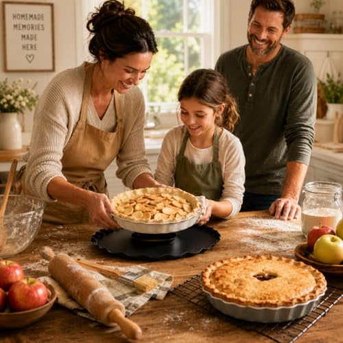 Mrs. Anderson’s Non-Stick Pie Drip Catcher Pan - 12.28 Inch Carbon Steel