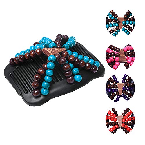 3 Pack Women Hair Beaded Comb Clips Double-Sided Hair Bun Makers Elastic Hair Accessories