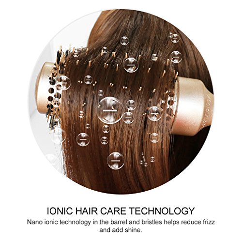 BANGMENG Round Hair Brush with Boar Bristles - 1.75 Inch Barrel