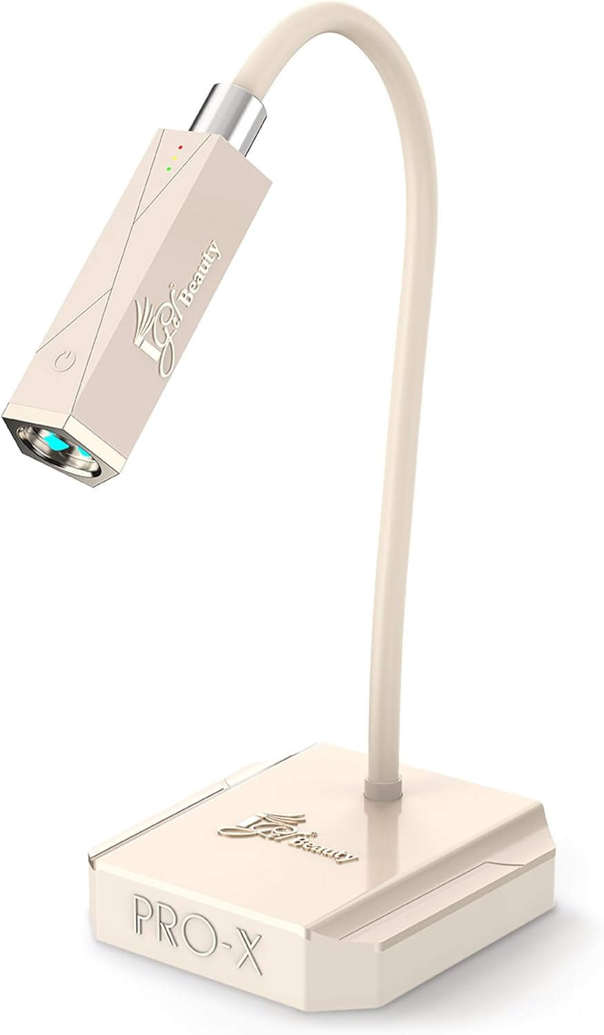 iGel Beauty PRO-X Mini LED Nail Lamp - Portable USB-C Rechargeable Flash Cure Light | Flexible Multi-Arm Design, Hands-Free Sensor