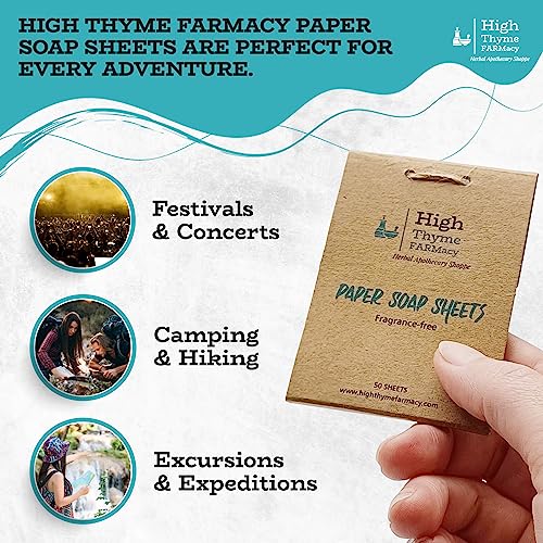 Travel Soap Sheets - 150 Count Unscented Portable Hand Soap