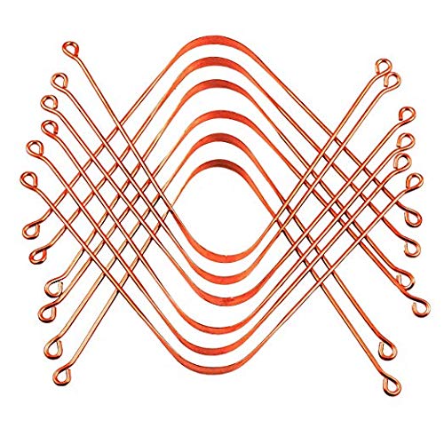 Pure Copper Tongue Scraper - Ergonomic Oral Care Cleaner (12-Piece Set)