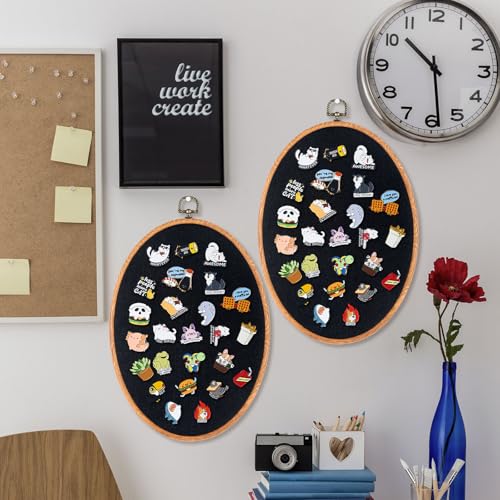 Yalikop Wall Hanging Jewelry Display Board - 11.4" x 8.6" Organizer