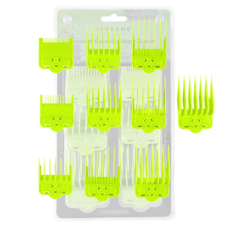 Supreme Trimmer Guide Combs & Fade Blade Bundle