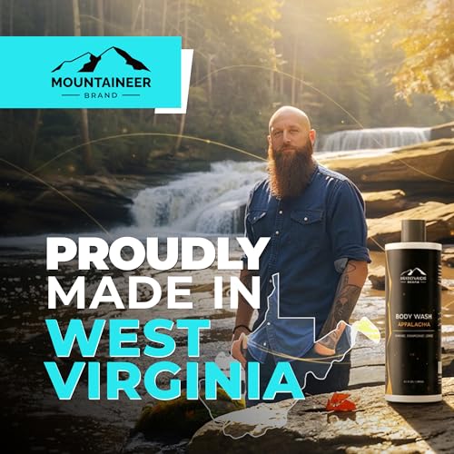 Mountaineer Brand Tundra Body Wash for Men | 100% Natural 12oz