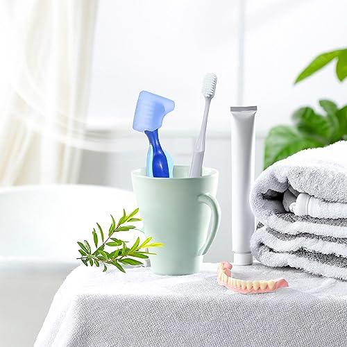 Anbbas 2-Pack Soft Silicone Denture Brush Covers for Travel