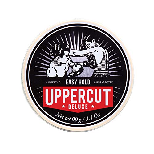 Uppercut Deluxe Easy Hold Pomade 3.1oz – Light Hold Matte Finish, Water-Based