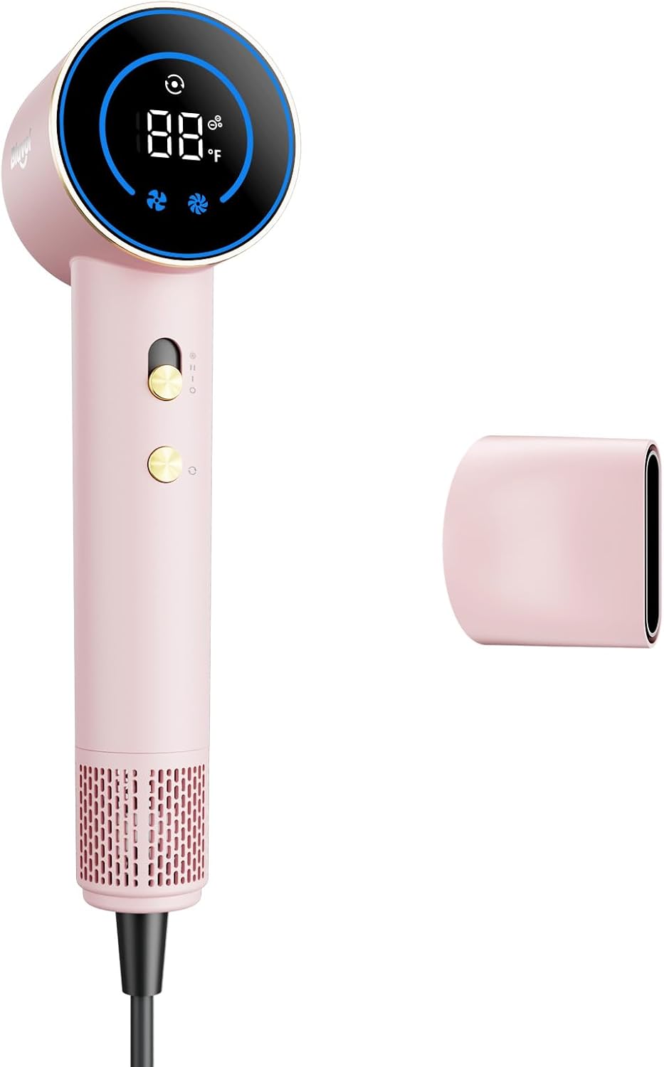 SonicDry H10 Apex Travel Hair Dryer - 110,000 RPM Brushless Motor, Ionic AquaGlow Tech, Lightweight & Low Noise | Burgundy