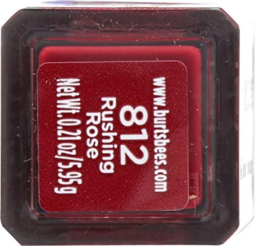Burt's Bees Rushing Rose Liquid Lipstick, 0.21 oz - All Natural Moisturizing Color