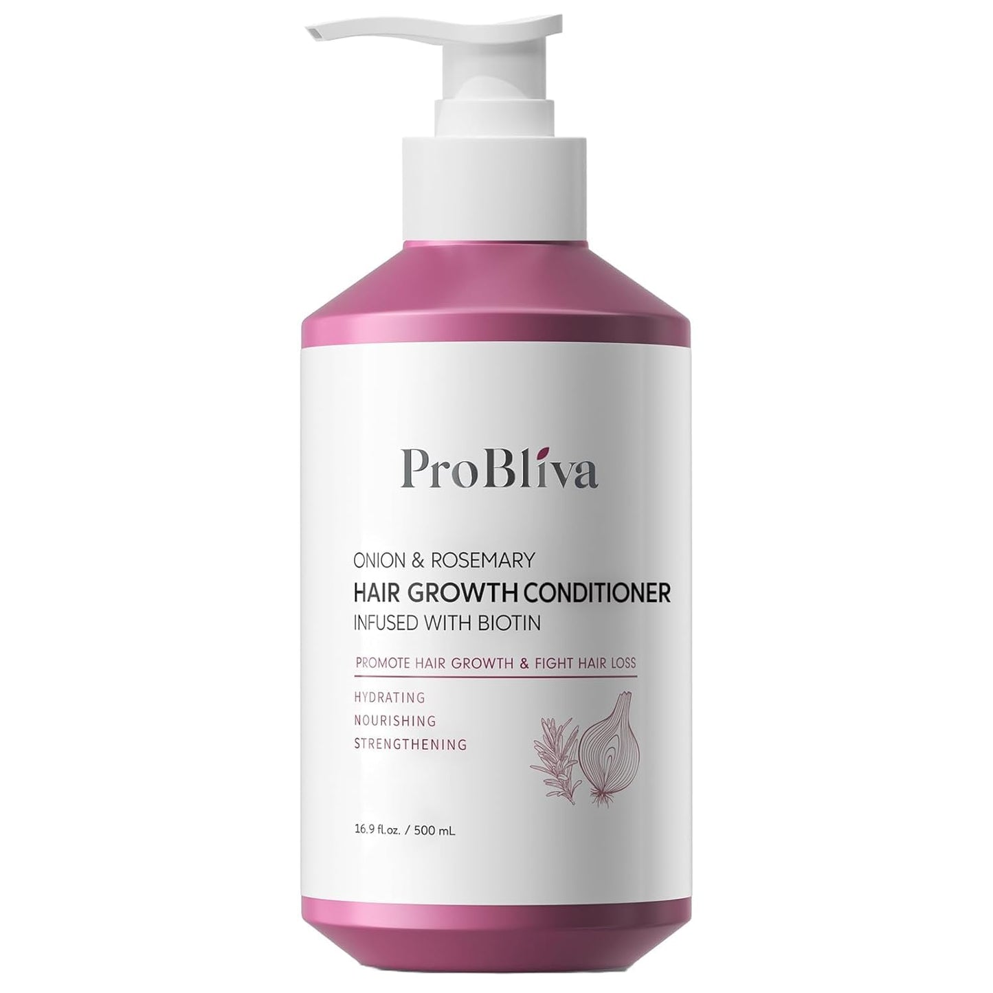 Onion Shampoo for Hair Growth - Biotin & Rosemary Formula for Thinning Hair | Healthier, Thicker Hair for Men & Women