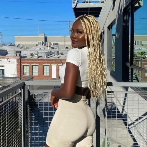 Blonde Braiding Hair Pre-Stretched 26 Inch for Knotless Braids (Pack of 8)