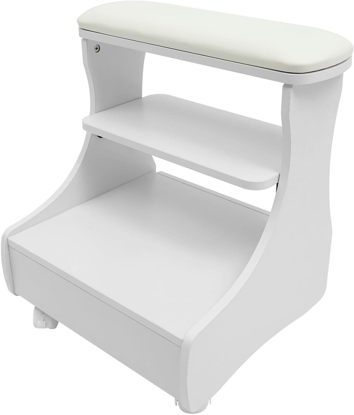 Pedicure Foot Rest Trolley - Rolling Foot Bath Stool with Wheels | 44.09 lbs Capacity