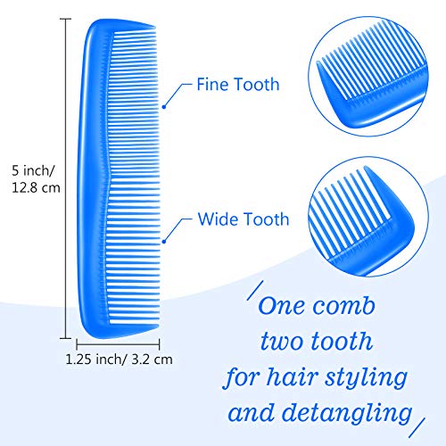 Leinuosen 12-Piece Hair Comb Set - Pocket Fine Tooth Combs