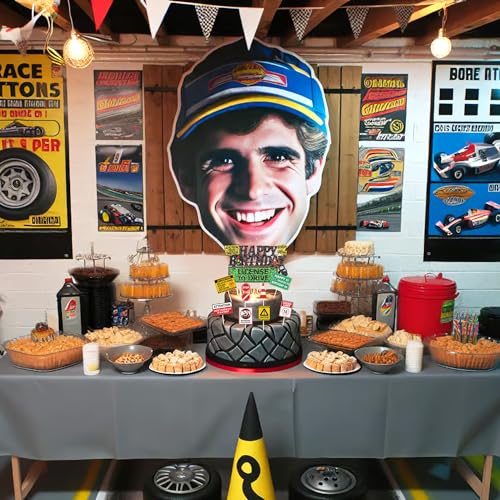 Driver's License 16th Birthday Cake Toppers - 9pcs Set for Boys