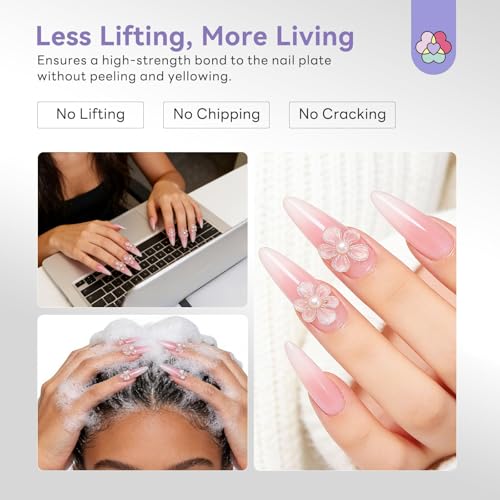 SAVILAND Bio-Based Acrylic Nail Kit with White Variant for Beginners