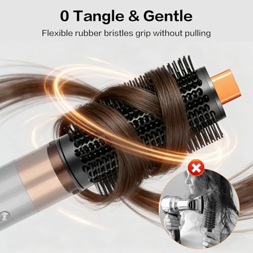 2.3 Inch Round Volumizing Brush Attachment for Dyson Airwrap HS01 HS05 HS08