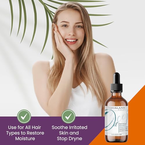 Dr. Joe Lab Pure Squalane Oil - Plant-Derived Olive Oil, 4 fl oz