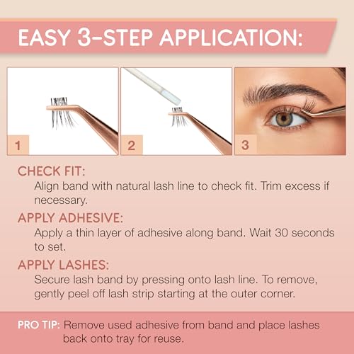 Ardell Naked Half Lashes 421 - 5 Pair Value Pack for Cat-Eye Lift