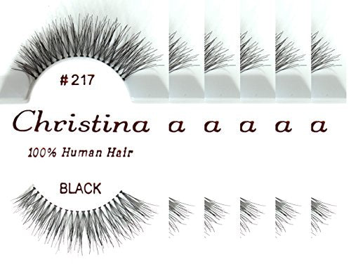 Christina 6-Pack Eyelashes - Style 217 for Stunning Looks