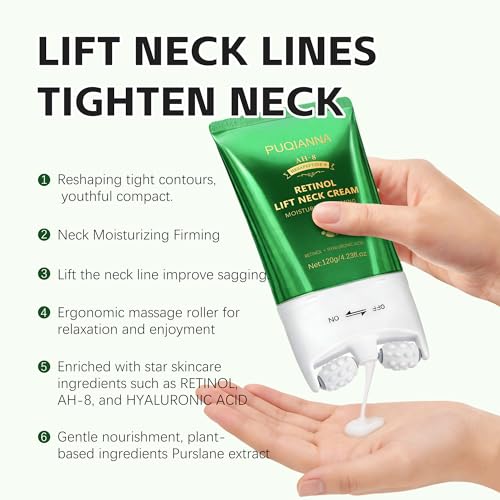 Retinol Neck Firming Cream with Exclusive AH8 Complex, Hyaluronic