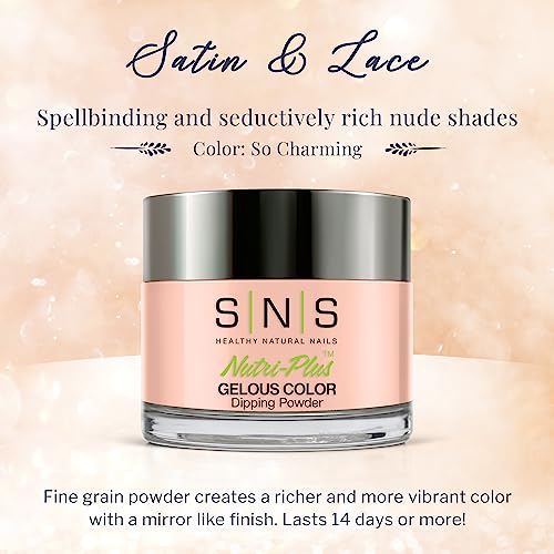 SNS Nail Dip Powder So Charming 1.5oz Natural Nude Nail Art at Home