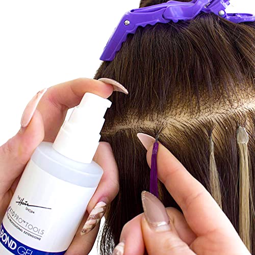 The Hair Shop D Bond Gel Remover for Keratin Glue and Tape-In Extensions, 4 oz