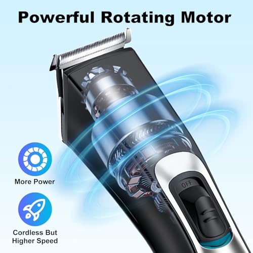 HTC Men's Hair Clippers & Beard Trimmer Grooming Kit