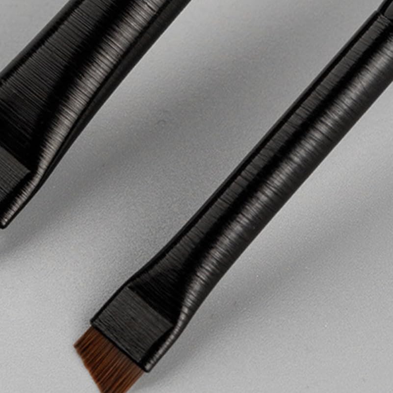 Eyebrow Brush Set - Ultra Fine Angled Eyeliner & Brow Brushes | Soft Bristles for Precise Eye Makeup