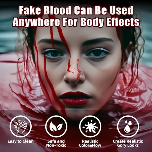 Halloween Fake Blood Spray for Cosplay & Zombie Makeup