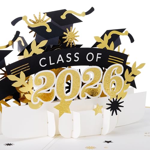 Hallmark Graduation Pop-Up Card for Class of 2026 - Premium Design