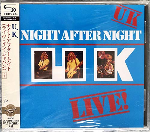 UK Night After Night Live Album CD - Japan Tour 1979