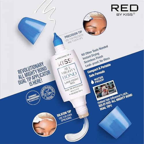 Red by Kiss Lace Front Wig Glue - Instant Dry, Water Resistant Strong Hold