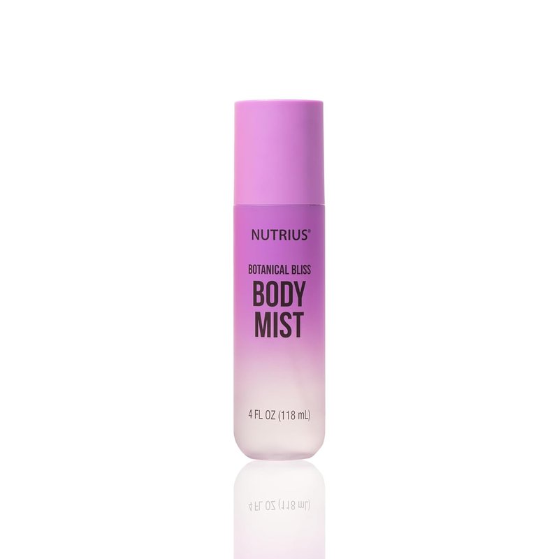 Nutrius Body Mist - Botanical Bliss Scent | Hydrating Vegan Fragrance Spray, 4 Fl Oz