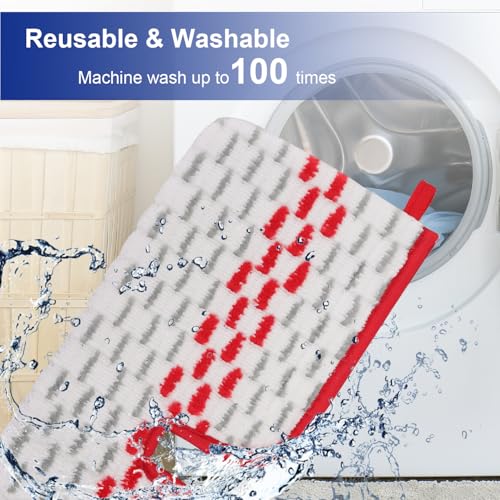 O-Ceda ProMist MAX Mop Pads - Reusable Microfiber Refills, 3 Pack