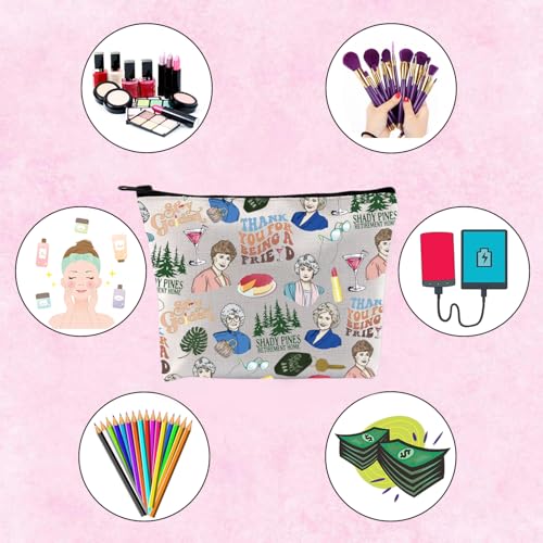 Stay Golden TV Theme Makeup Bag - Funny TV Bag Gift for Friend & Family